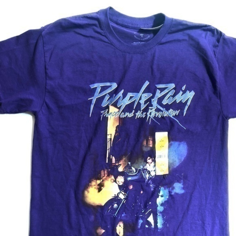 NWT Prince Purple Rain Men's Shirt Multiple Sizes